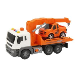 FAST WHEELS - SOS AUTOCARRO SCALA 1:16 GRU CON RIMORCHIO ARANCIONE