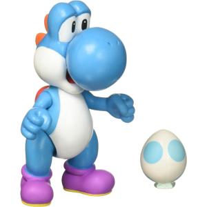 ACTION FIGURE SUPER MARIO PERSONAGGIO CM 15 LIGHT BLUE YOSHI