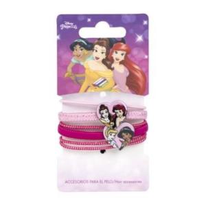 ELASTICO PER CAPELLI PRINCIPESSE DISNEY 8 PEZZI