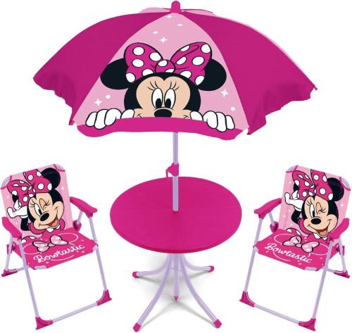 SET DA CAMPEGGIO MINNIE MOUSE 4 PEZZI PATIO 
