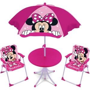 SET DA CAMPEGGIO MINNIE MOUSE 4 PEZZI PATIO 