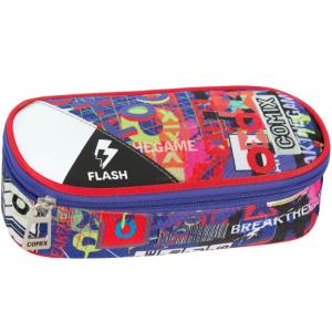 ASTUCCIO OVALE ORGANIZZATO COMIX FLASH ENJOY GENIUS