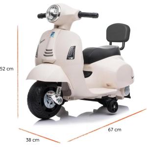 MOTO MINI VESPA PIAGGIO 6V BIANCA