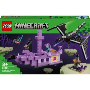 LEGO MINECRAFT L’ENDERDRAGO E LA NAVE DELL’END