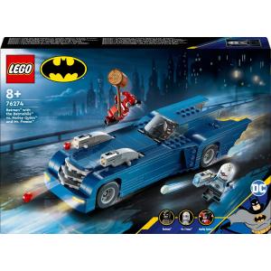 LEGO SUPER HEROES DC - BATMAN CON BATMOBILE VS HARLEY QUINN E MR.FREEZE
