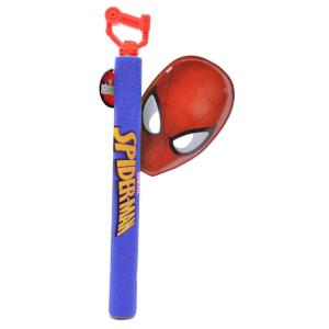 TUBO SPARA ACQUA CM 55 CON CORPO FOAM CON MASCHERA SPIDERMAN IN EVA