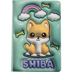 NOTEBOOK SQUISHY A5 3D CAGNOLINO SHIBA INU