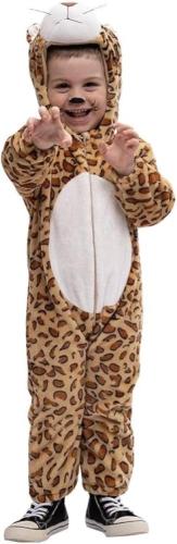 COSTUME TUTA LEOPARDO BAMBINO - TAGLIA M 5-7 ANNI