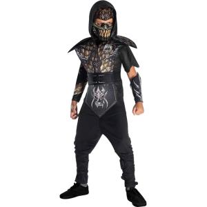 COSTUME SNAKE SERPENTE NINJA BAMBINO TAGLIA M 5-7 ANNI