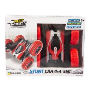 FAST WHEELS - STUNT CARS 4X4 RUOTE SNODATE 2 COLORI