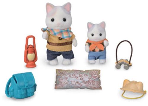 SYLVANIAN FAMILIES - SET DA ESPLORAZIONE: FRATELLO E BEBÈ GATTO LATTE