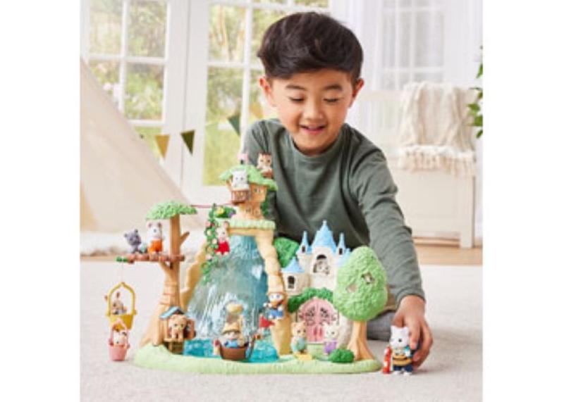 SYLVANIAN FAMILIES - SET DA ESPLORAZIONE: FRATELLO E BEBÈ GATTO LATTE