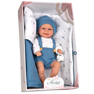 ARIAS - BAMBOLA REBORN NOAH 33 CM CON SACCA NANNA 60790