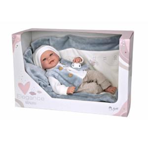 ARIAS - BAMBOLA REBORN BEBÈ SEBASTIAN 40 CM CON PESO E GILET 60810