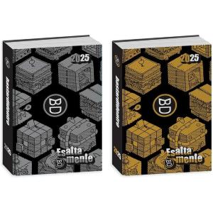 DIARIO AGENDA STANDARD 16M ORO & ARGENTO BASTARDIDENTRO