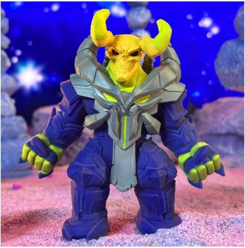 ELASTIKORPS HE-MAN AND THE MASTER OF THE UNIVERSE SKELETOR REBORN
