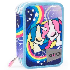 ASTUCCIO TRIPLO 3 ZIP GOPOP UNICORN