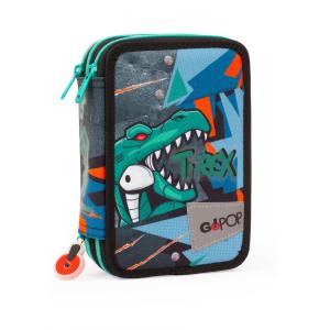 ASTUCCIO TRIPLO 3 ZIP GOPOP T-REX