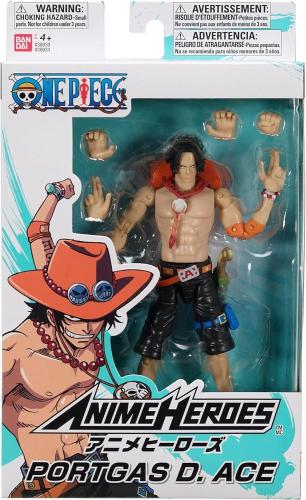 ONE PIECE ANIME HEROES PORTGAS D.ACE PERSONAGGIO ARTICOLATO 17 CM