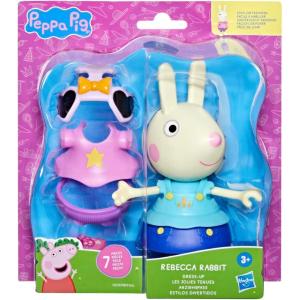 PEPPA PIG E I SUOI AMICI CON VESTINI REBECCA RABBIT