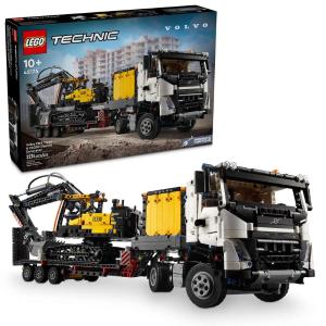 LEGO TECHNIC AUTOCARRO VOLVO FMX ED ESCAVATORE ELETTRICO EC230