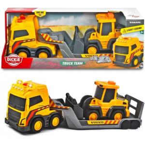 VOLVO CAMION CON LUCI E SUONI E RIMORCHIO SGANCIALBILE FH16 32 CM