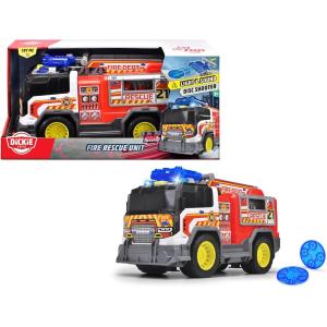 CAMION UNITA DI SOCCORSO ANTINCEDIO CON LUCI E SUONI 30 CM