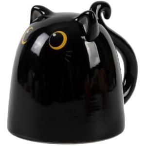 TAZZA IN CERAMICA UP & DOWN BLACK CAT