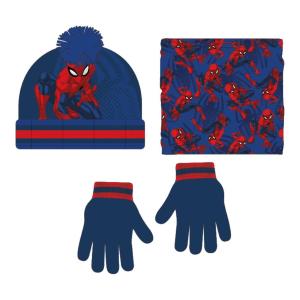 SET 3 PEZZI SNOOD SPIDERMAN BERRETTO E GUANTI