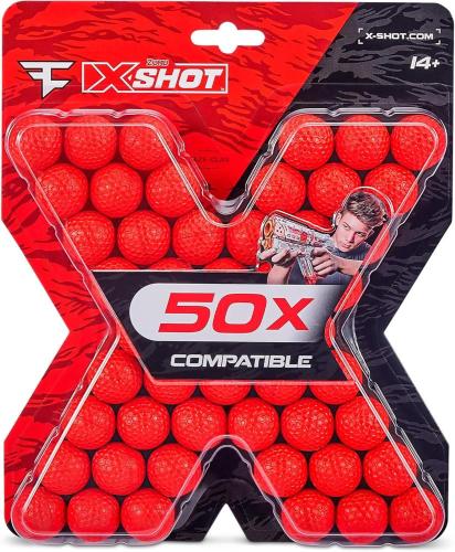 X SHOT TRASPARENTE- REFILL 50 PALLINE SOFT - 36506