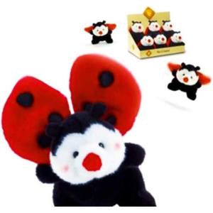 PELUCHE LUCKY LADY COCCINELLA SEDUTA