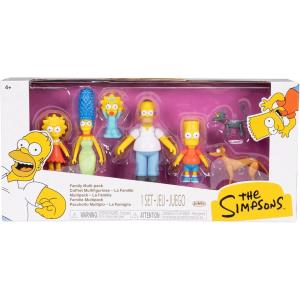 THE SIMPSONS PERSONAGGI ARTICOLATI 6 CM MULTIPACK FAMIGLIA SIMPSON