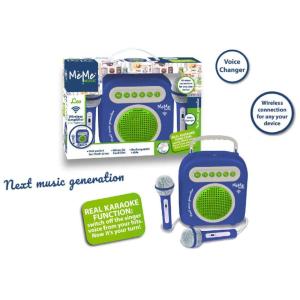 KARAOKE MUSIC BOX WIRELESS LEO  2 MICROFONI