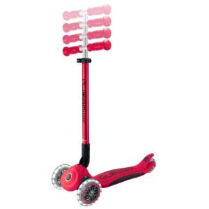 GLOBBER MONOPATTINO 3 RUOTE PRIMO RICHIUDIBILE - ROSSO E NERO
