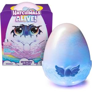 HATCHIMALS ALIVE MAGICO UOVO IN VERSIONE DRAGGLE (FIRE O WATER) 