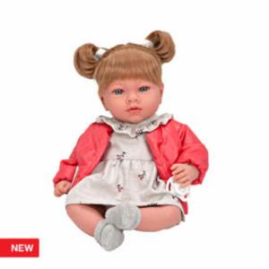 ARIAS - BAMBOLA REBORN NADIA 40 CM CON GIACCA ROSA 60832