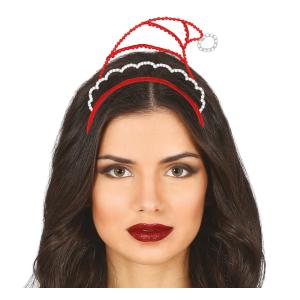 CERCHIETTO METALLICO SANTA KLAUS BABBO NATALE