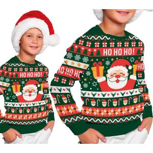 MAGLIONE NATALIZIO FANTASIA 1 BAMBINO TAGLIA 10-12 ANNI