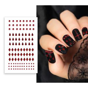 STICKER UNGHIE ROSSO 6 X 9 CM