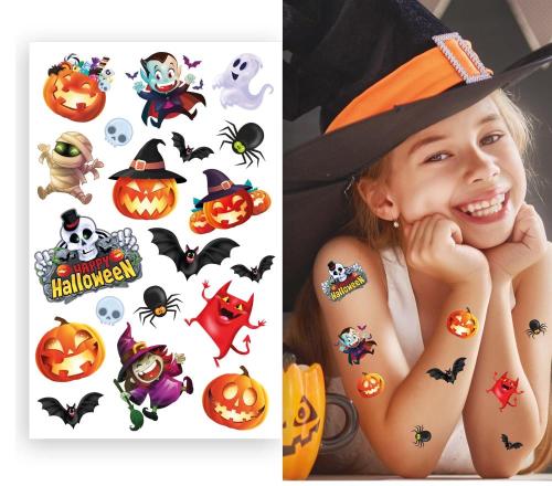 FOGLIO PER TATUAGGI DI HALLOWEEN PER BAMBINI