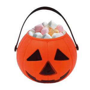 CONTENITORE PORTA CARAMELLE ZUCCA ARANCIONE 15 CM