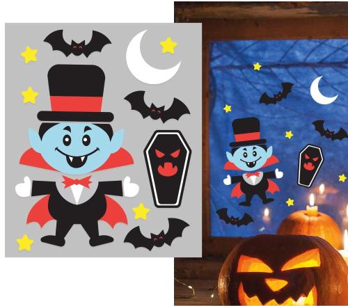 DECORAZIONE IN GEL VAMPIRI 20 X 25 CM