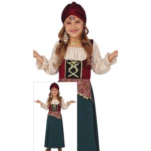 COSTUME ZINGARA BAMBINA TAGLIA 5-6 ANNI