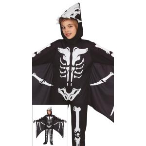 COSTUME DINOSAURO PTERODATTILO SCHELETRO BAMBINO TAGLIA 5-6 ANNI