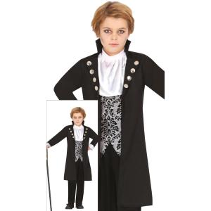 COSTUME VAMPIRO ELEGANTE BAMBINO TAGLIA 3-4 ANNI