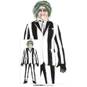 COSTUME FANTASMA BEETLEJUICE 2 TAGLIA 46-48 (S)