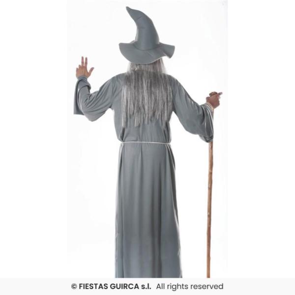 COSTUME MAGO GANDALF IL SIGNORE DEGLI ANELLI ADULTO TAGLIA 46-48 (S)