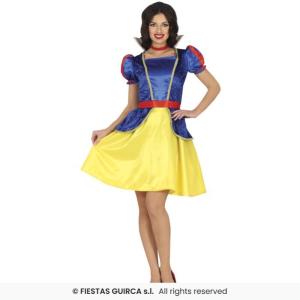 COSTUME BIANCANEVE ADULTA TAGLIA 36-38 (S)