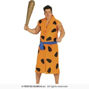 COSTUME CAVERNICOLO FLINTSTONES ADULTO TAGLIA 48-50 (M)