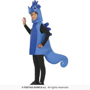 COSTUME CAVALLUCCIO MARINO BLU BAMBINO TAGLIA 3-4 ANNI